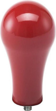 Joe Frex Coffee Tamper Handle with Flat Surface Red
