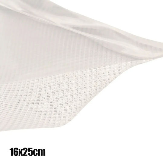 Sico BS160x250 Grainy Vacuum Sealer Bags for Devices 250x160mm 50pcs