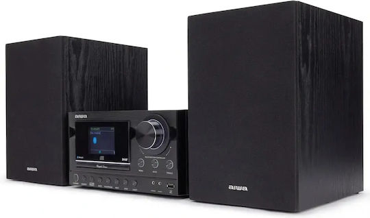 Aiwa Ηχοσύστημα 2.0 MSBTU-900DAB/BK 100W με CD Player και Bluetooth Μαύρο