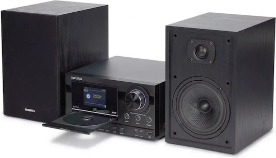 Aiwa Ηχοσύστημα 2.0 MSBTU-900DAB/BK 100W με CD Player και Bluetooth Μαύρο
