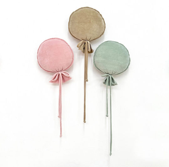 Decorative Pillow Balloon Sparrow Sand Blue Ecru Blue Petrol Salmon Grey Brown Yellow White Beige Green Pink