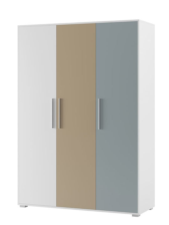 Drei Türen Schrank Braun 149.8x55.3x210cm
