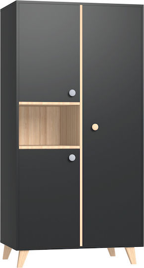 Colette Двойна врата Нтoулάпа Сив 96x57x190см Colette Двойна врата Нтoулάпа Сив 96x57x190см