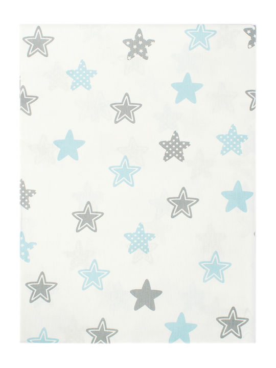 Dimcol Star Kids Cotton Pillowcase 50x70cm 104 Sky Blue