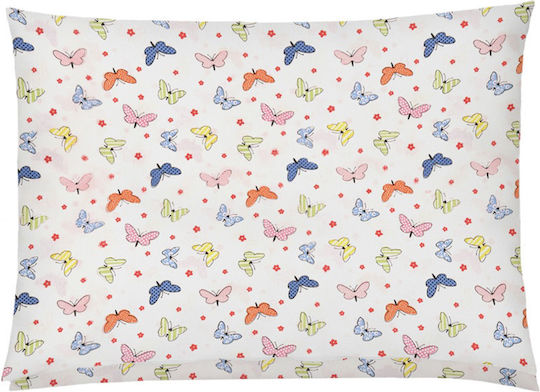 Dimcol Butterfly Kids Cotton Pillowcase 50x70cm 49 Multi