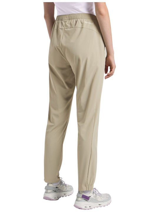 Jack Wolfskin Pantaloni lungi de drumeție pentru femei Bej