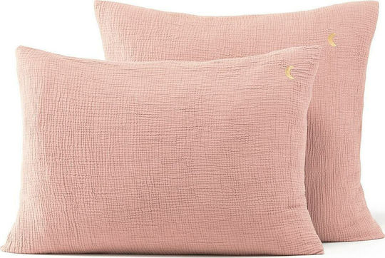 Am.Pm Cuddly Παιδική Μαξιλαροθήκη από 100% Βαμβάκι 65x65εκ. Ροζ