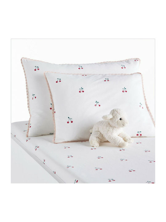 La Redoute Interieurs Griotte Kinder Kissenbezug 40x60cm Λευκή 350211678_4288_20