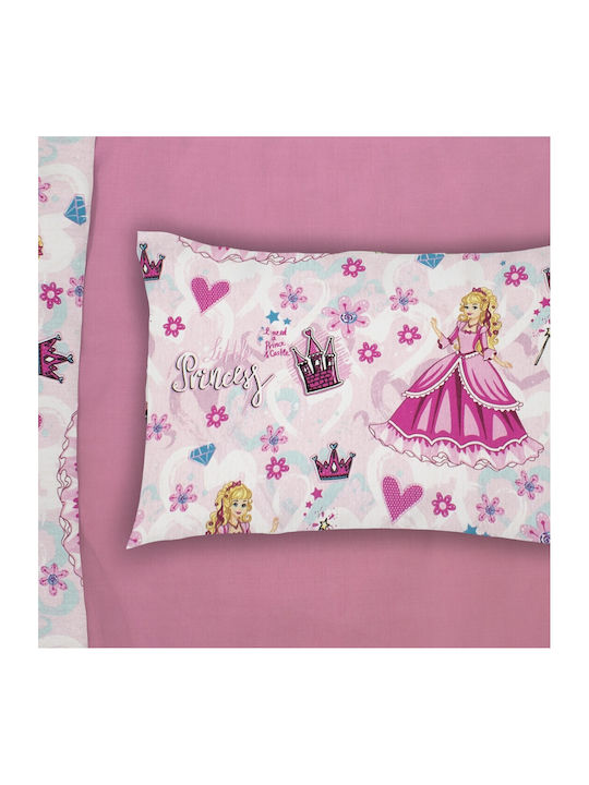 Dimcol Princess 390 Kinder Kissenbezug 50x70cm Rosa