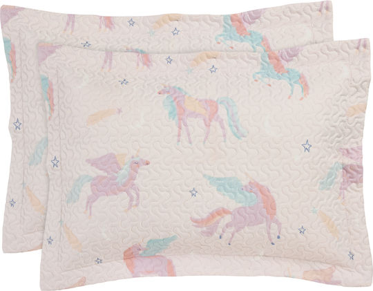 Das Home 4981 Kinder Kissenbezüge Set 50x70cm Rosa
