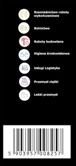 Kraft & Dele Genunchieră pentru târât în Culoare Negru 2buc
