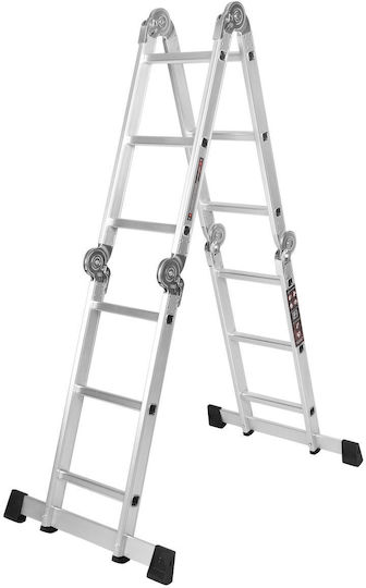 Kraft & Dele Scara multifuncțională din aluminiu 4x3