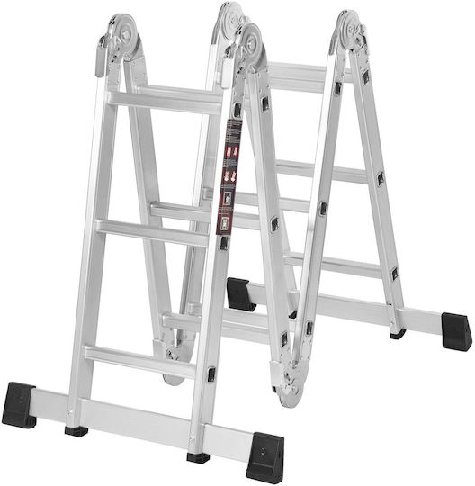 Kraft & Dele Scara multifuncțională din aluminiu 4x3