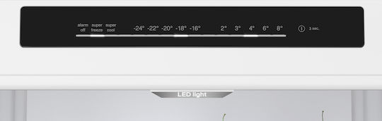 Bosch Ψυγειοκαταψύκτης 363lt Total NoFrost Υ203xΠ60xΒ66.5εκ. Inox KGN392LCF