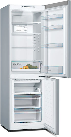 Bosch 305лт В186xШ60xД66см. Metal Look KGN36NLEA