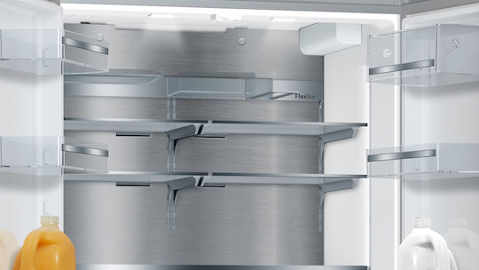 Bosch Side-by-Side Kühlschrank 573Es Total NoFrost H183xB90.5xT70.6cm. Inox KFF96PIEP
