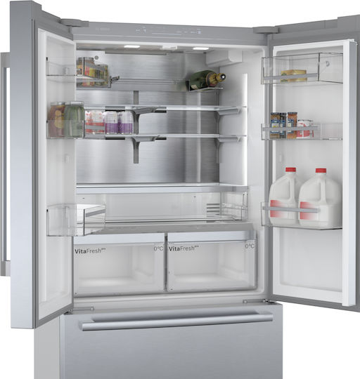 Bosch Side-by-Side Kühlschrank 573Es Total NoFrost H183xB90.5xT70.6cm. Inox KFF96PIEP