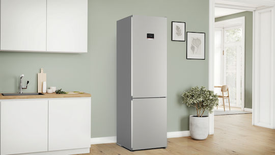 Bosch Kühl-Gefrierkombination 363Es Total NoFrost H203xB60xT66.5cm. Inox KGN394ICF
