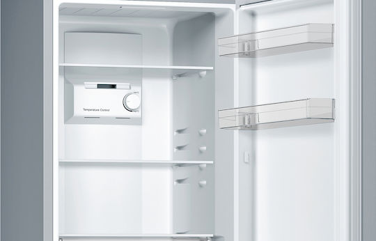 Bosch Ψυγειοκαταψύκτης 282lt Total NoFrost Υ176xΠ60xΒ66εκ. Inox KGN33NLEB