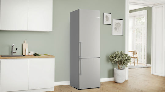 Bosch Ψυγειοκαταψύκτης 363lt Total NoFrost Υ203xΠ60xΒ66.5εκ. Inox KGN39VIBT