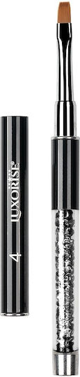Nail Brush Gel Application No 6 Crystal Black Luxorise