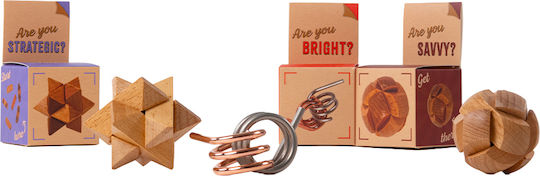 Recent Toys Are You Series Riddle Made of Metal (Various Designs) 1 Piece