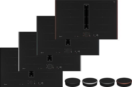 Neff N 90 Induction Cooktop Autonomous with Hood 83.4x52.7εκ. Anthracite Grey