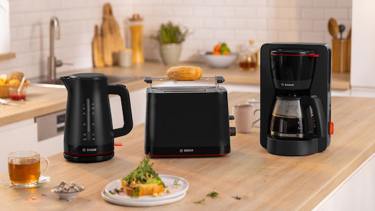 Bosch MyMoment Електрическа Кана 1.7л 2400W Черна