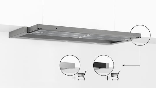 Neff Sliding Vent Hood 90cm Inox