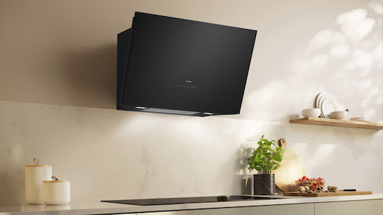 Neff Απορροφητήρας Καμινάδα 80cm Μαύρος με Wi-Fi