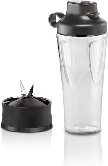 Bosch To-Go-Flasche + Messer kompatibel mit Bosch Vitapower Blender Serie 4 Serie 2