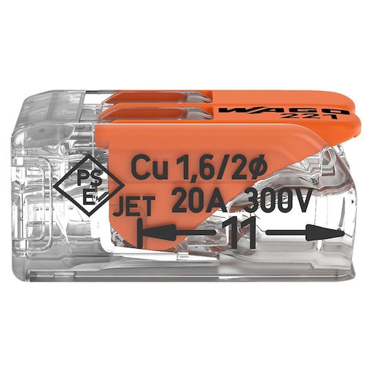 Wago Slim Myf Cleme 2x4mm2 Set 100 Bucăți