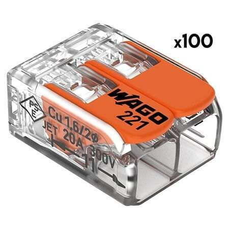 Wago Slim Myf Cleme 2x4mm2 Set 100 Bucăți