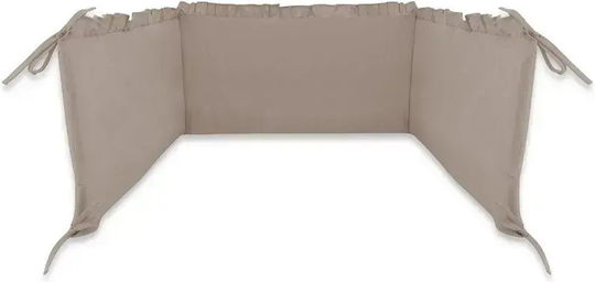 MimiNu Baby Bettwäsche-Set Für Krippe Mocha 3 Stück