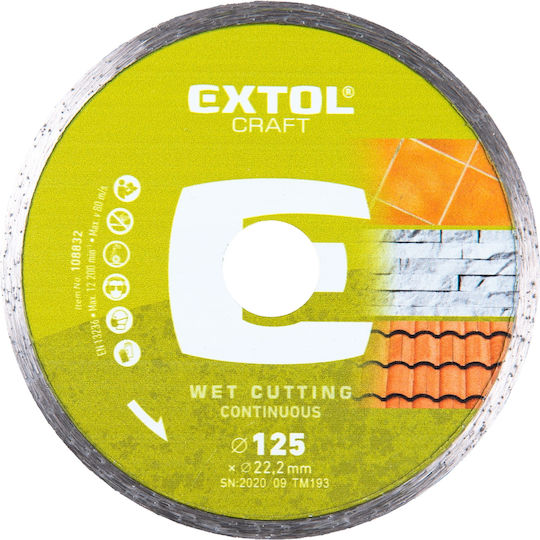 Extol Craft Cutting Disc for Construction Materials 125mm