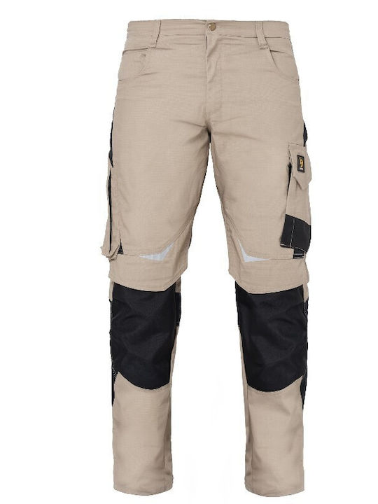 Procera Pantaloni de lucru reflectorizanți și impermeabili Bej