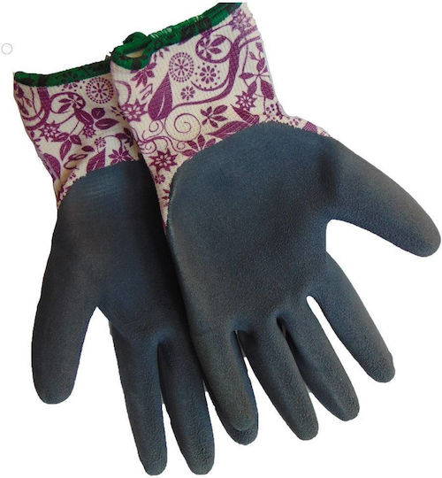 Cerva Mănuși Lucru Violet Latex