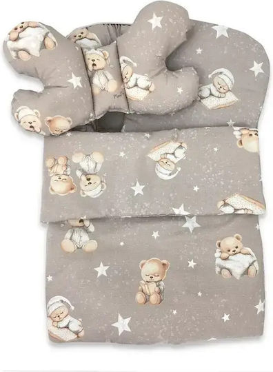 MimiNu Baby-Kissen Nest Beige