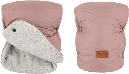 Petite & Mars Universal Husă Pentru Cărucior Impermeabilă Roz cu Căptușeală Fleece 100x48cm