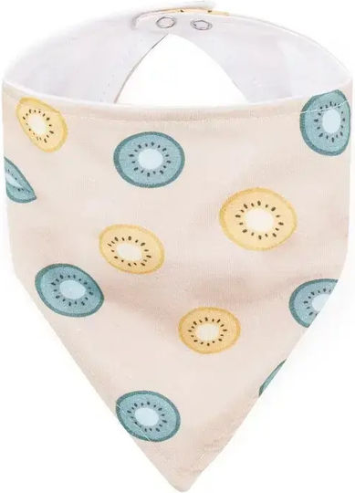 Petite & Mars Bandană Material Textil Bej/verde 2 Bucăți
