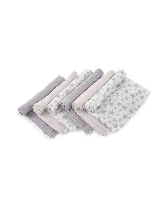 Qmini Πάνα Αγκαλιάς Γκρι 35x35εκ.