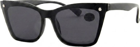 Aegean Dolphin Clip-On Lesebrillen +3.00 in Schwarz Farbe Dolphin-10699-Schwarz-Blau-300_33910