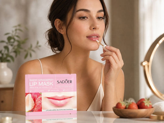 Sadoer Mască de buze pentru copii cu aromă de căpșuni 8gr