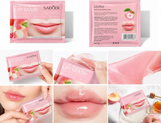 Sadoer Mască de buze pentru copii Honey Peach 8gr