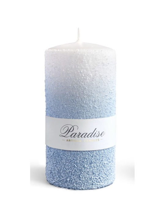 Mondex Decorative Blue Candle 7x17.5cm