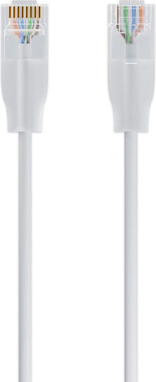 Lanview U/UTP Cat.6 (Gigabit) Netzwerkkabel Ethernet 5m Weiß