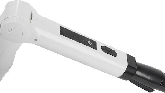 Perie electrică de curățare rotativă Zola 25W reîncărcabilă 8 accesorii mâner telescopic 110-136 cm albă