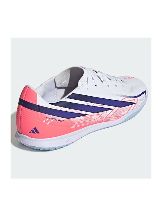 adidas F50 Hyperfast Club IN Fußballschuhe Halle Weiße
