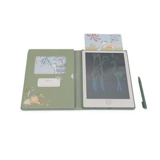 Little Dutch Writing Tablet Safari Friends Green