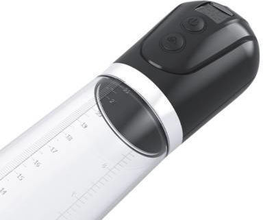 Male Lcd Display Long Tube Automatic Penis Pump Transparent